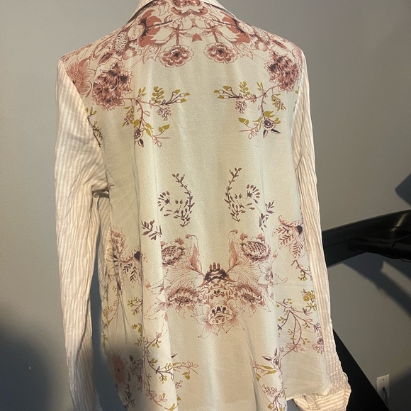 Tops - Floral Patterned Men's Shirt